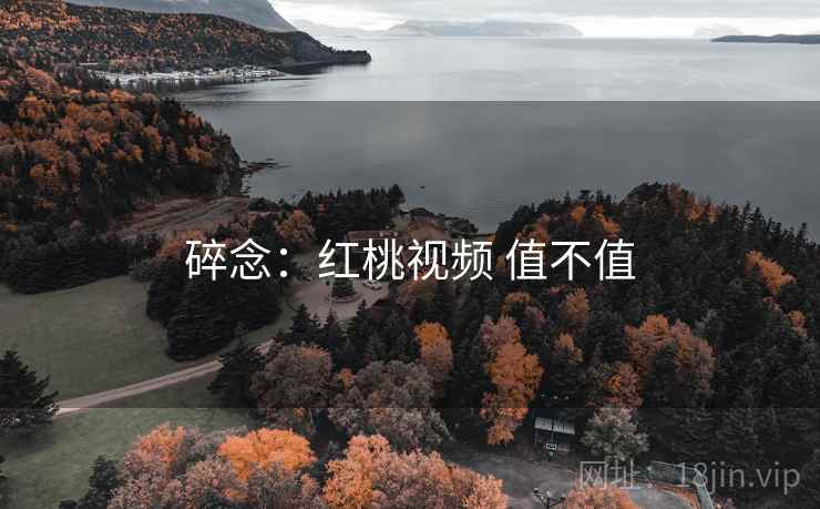 碎念：红桃视频 值不值